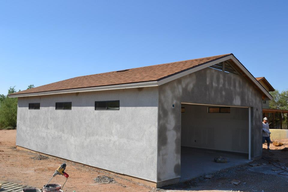Garage Addition to New Home In Phoenix