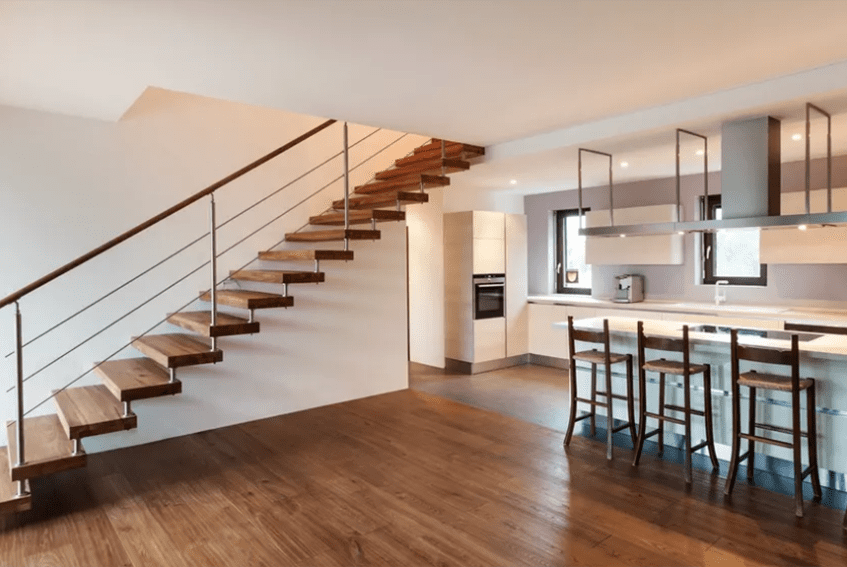 New kitchen wood flooring idea in Phoenix home