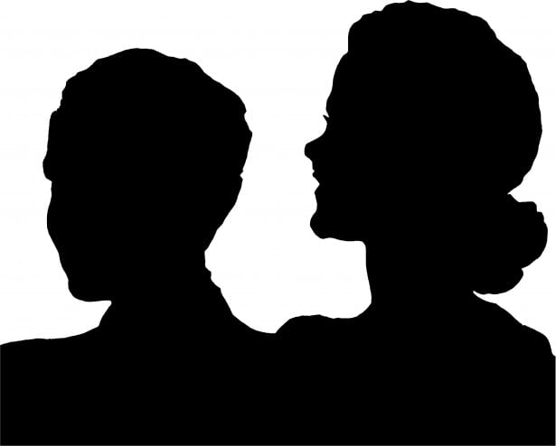 Couple Reviewer Silhouette