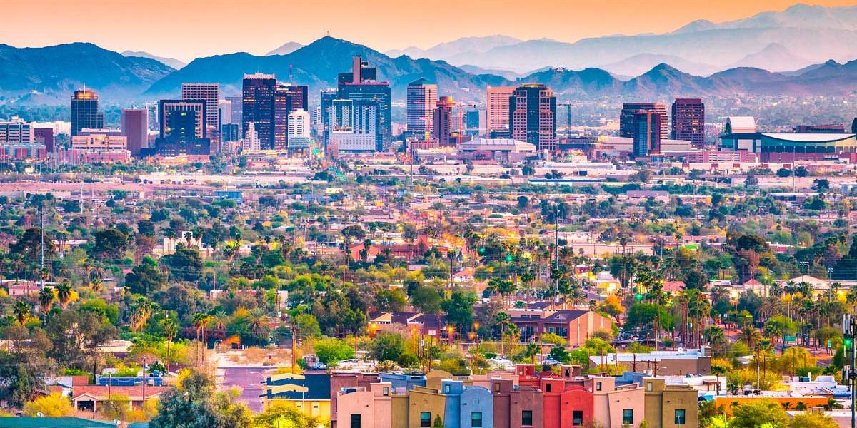 arizona usa downtown cityscape